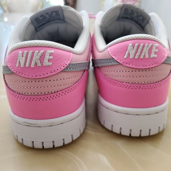 Nike Dunk Low Unlocked By You ID Custom Shoes Pink/White Men's 8.5 Women's 10 - Picture 7 of 11